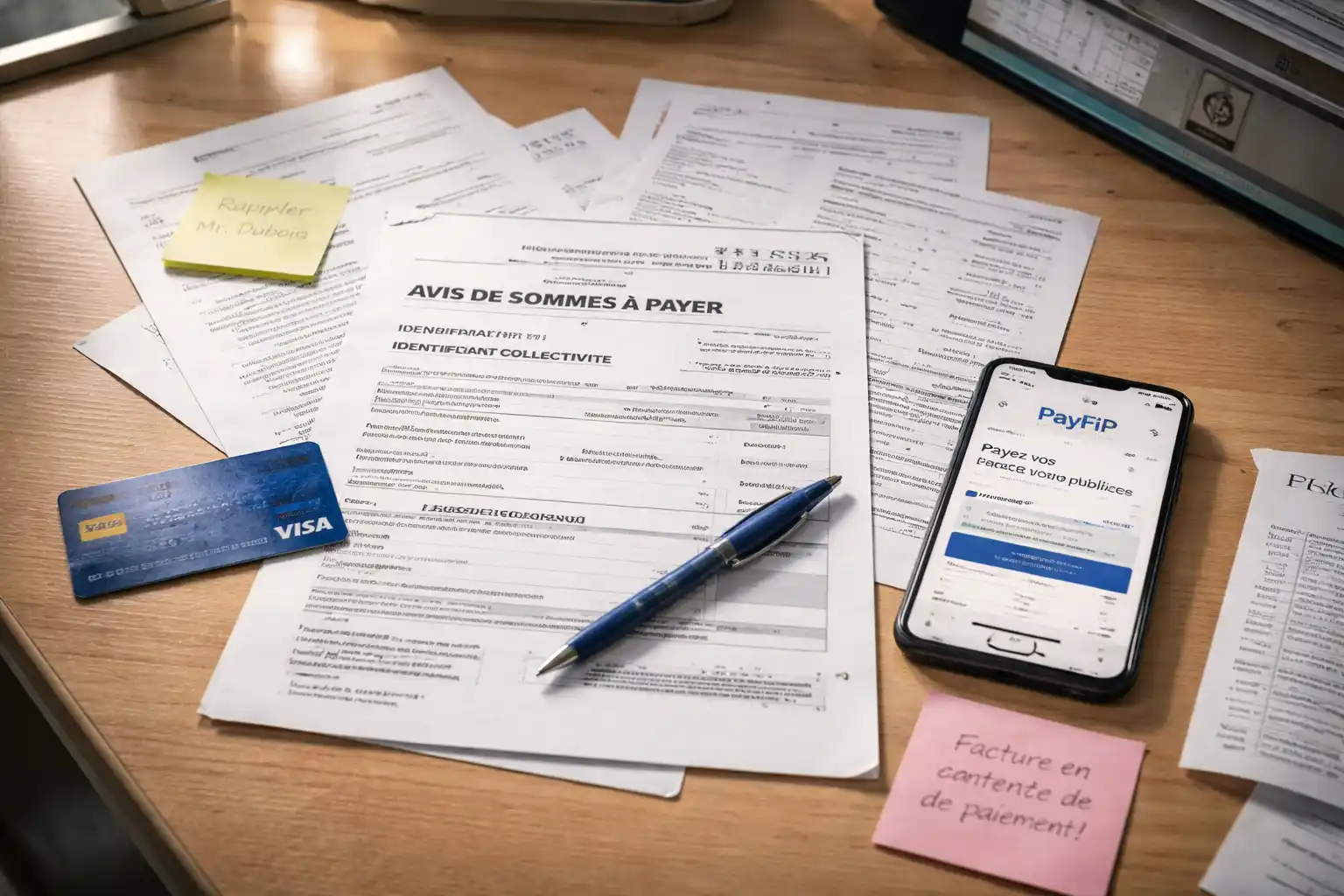 identifiant structure publique hopital sur avis de sommes à payer