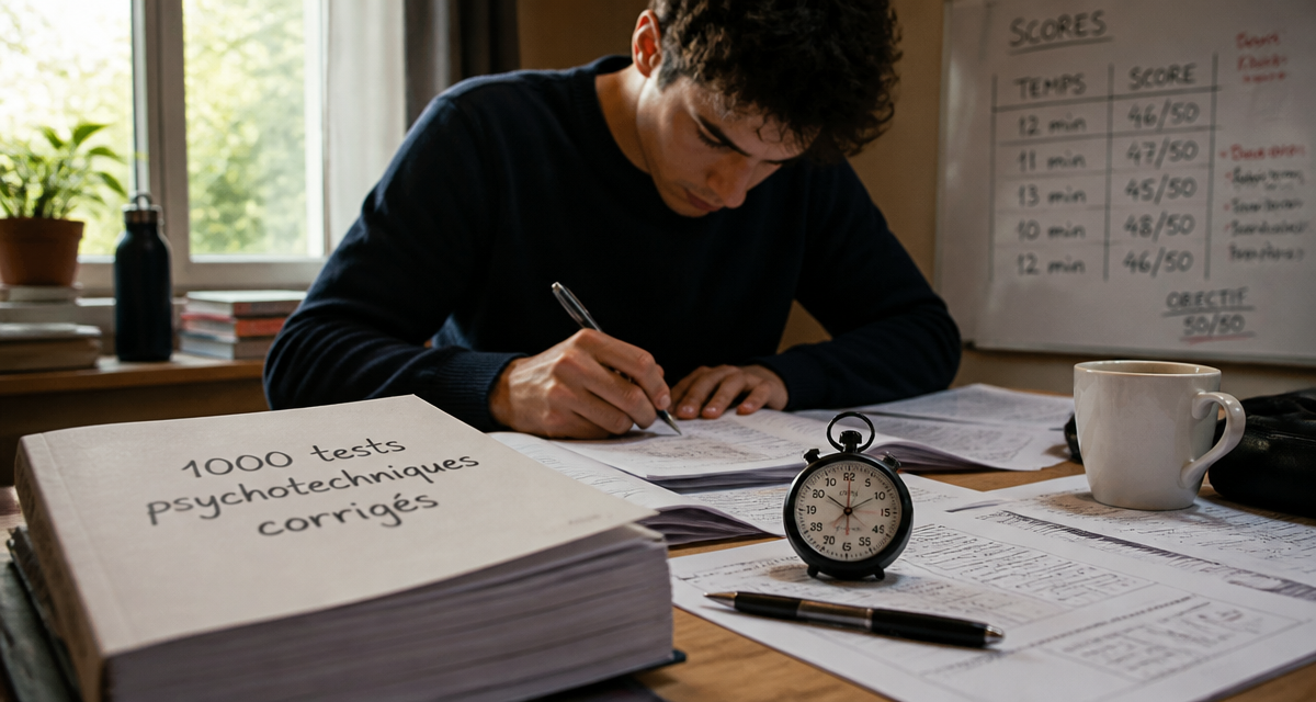 1000 tests psychotechniques corrigés pdf gratuit étudiant révision