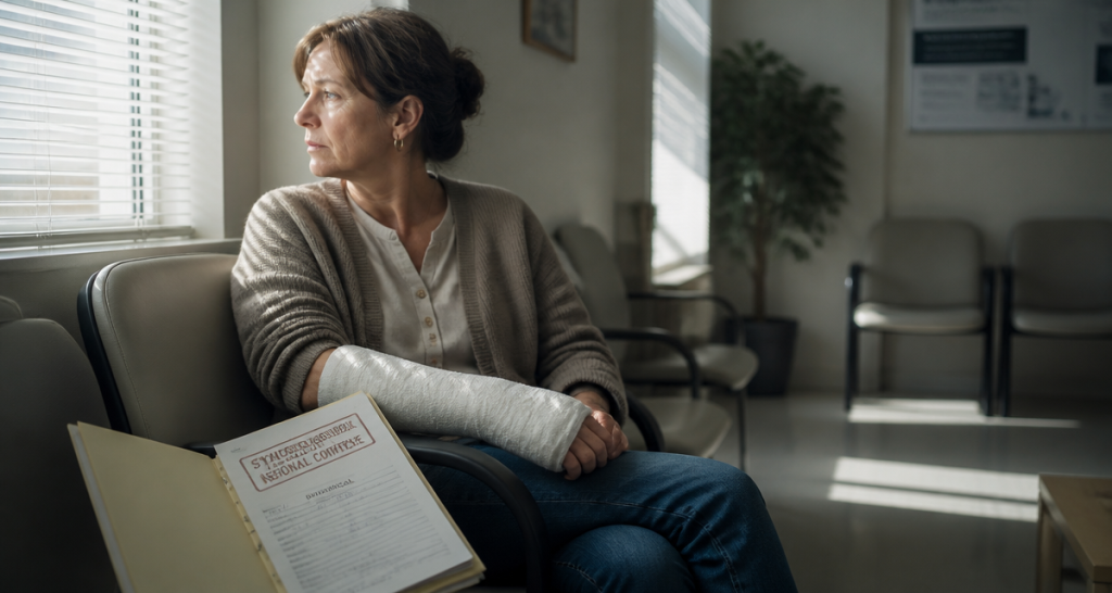algodystrophie reconnue longue maladie femme dossier médical