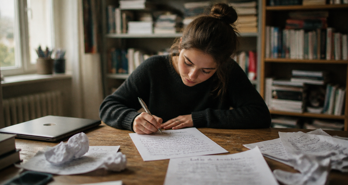 Lettre de motivation pour une ecole écrite à la main