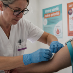 prise de sang mal faite conséquence bras patient