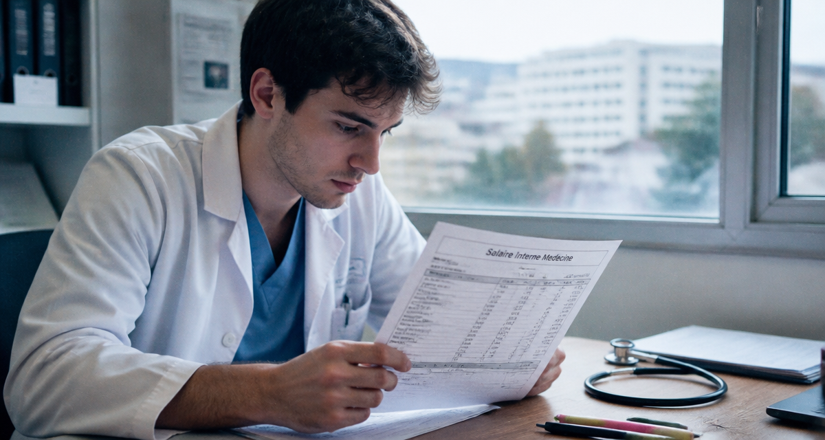 salaire interne medecine fiche de paie