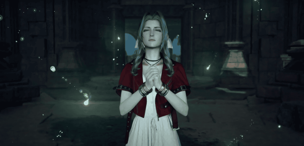 aerith praying