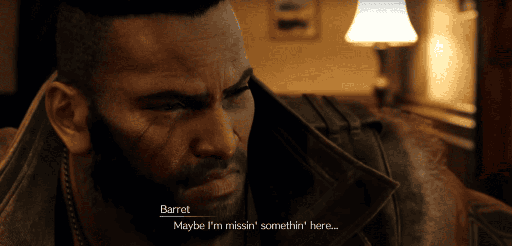 barret confused