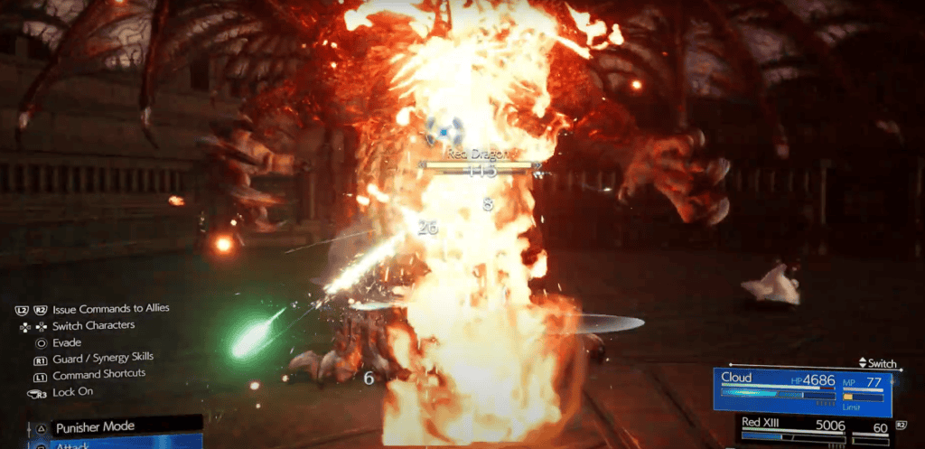 fire from the dragon