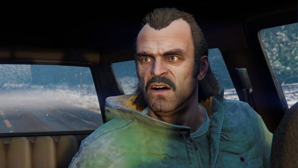 trevor looking shocked