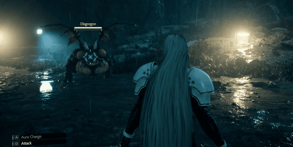 sephiroth first fight scene
