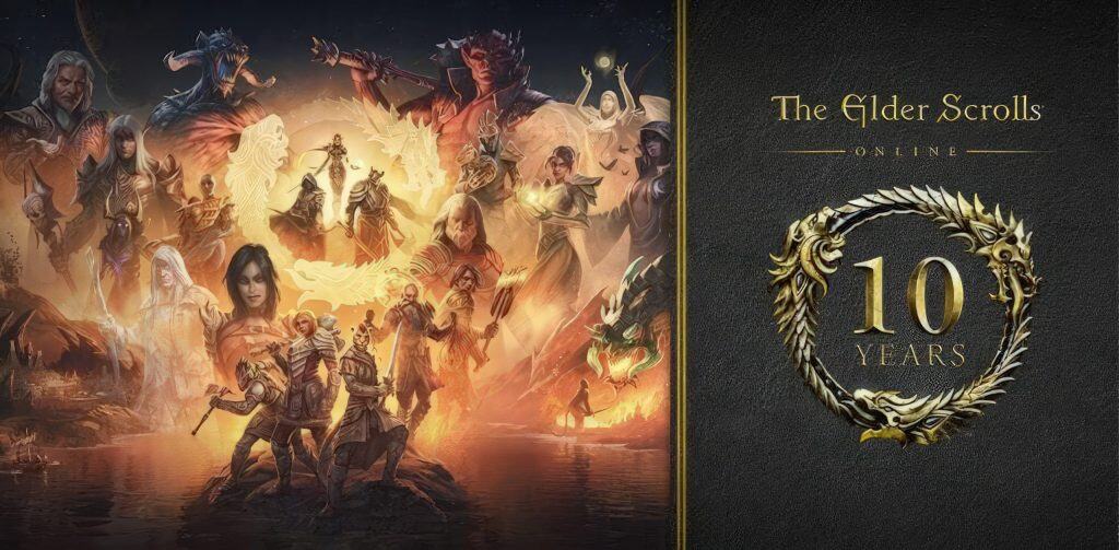 The Elder Scrolls Online 10th Anniversary logo