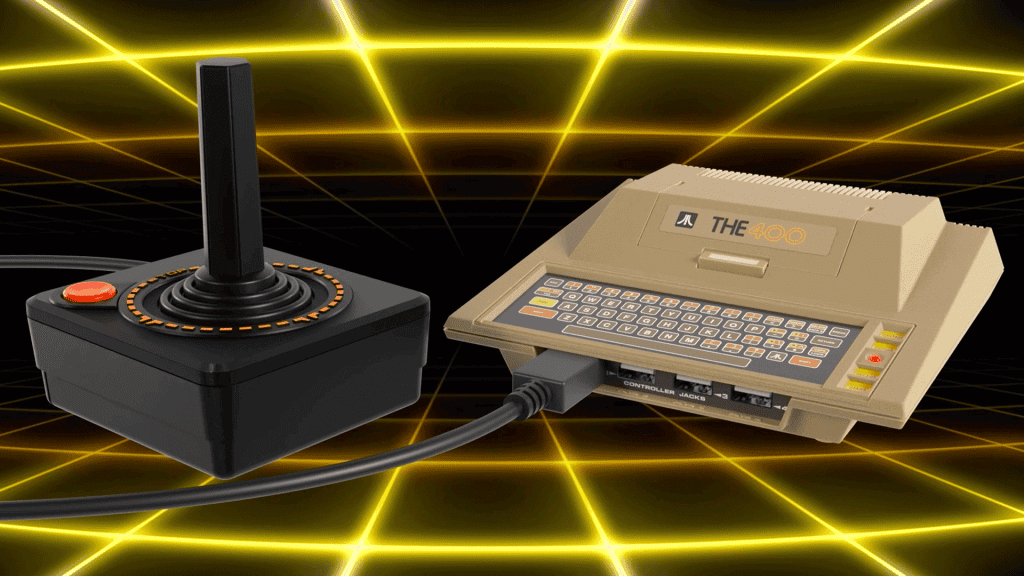 400 atari and joystick