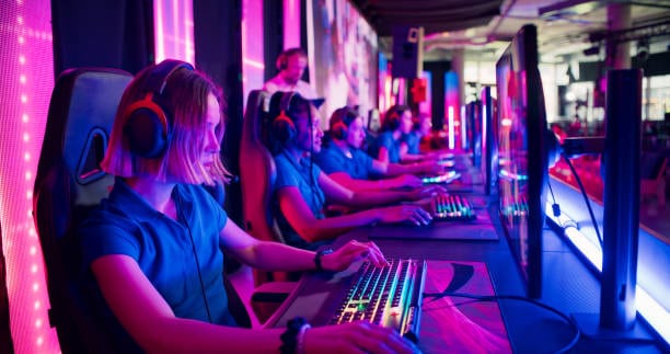 esports team in game
