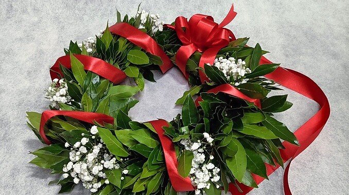 In che momento si mette la corona d'alloro