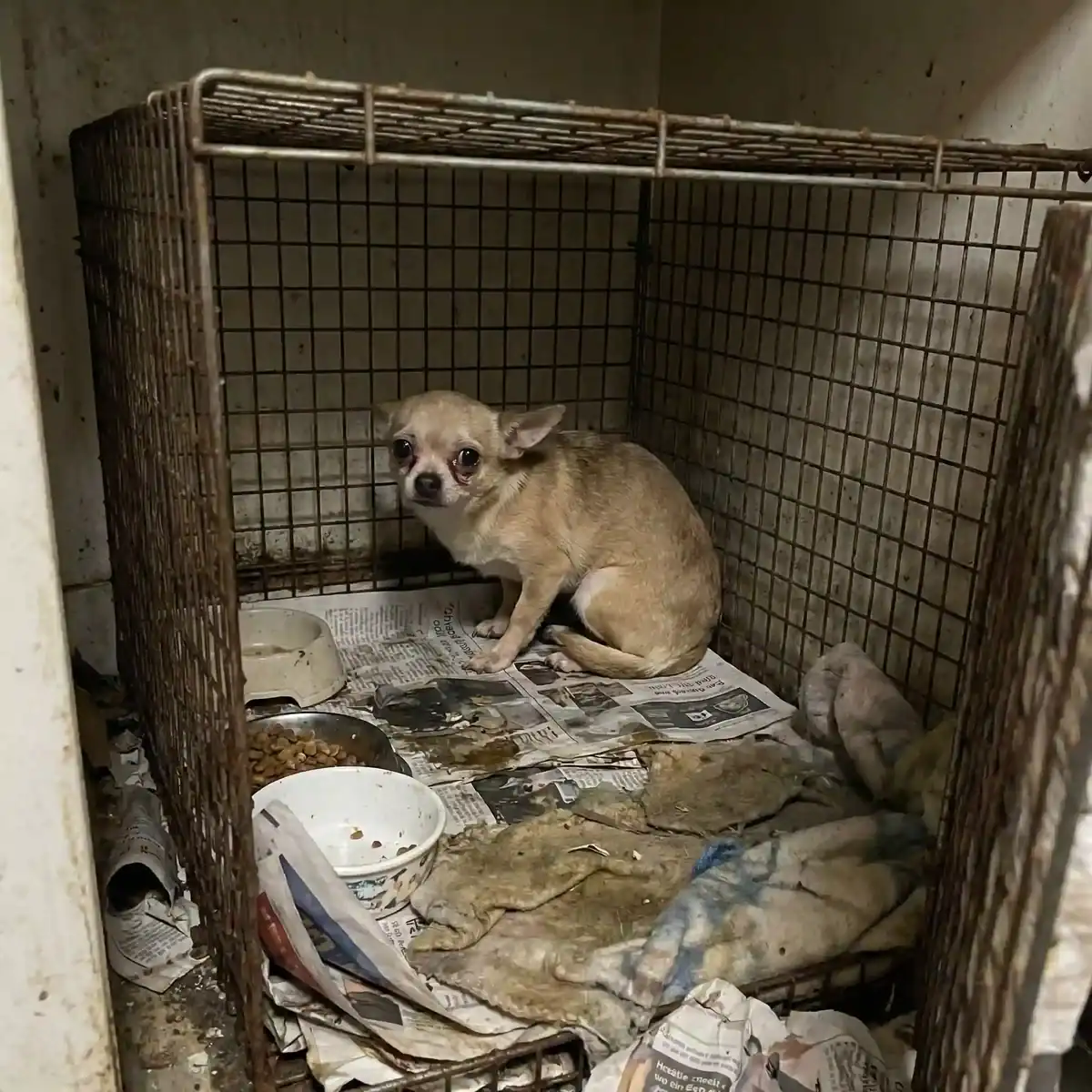 Stressed Chihuahua