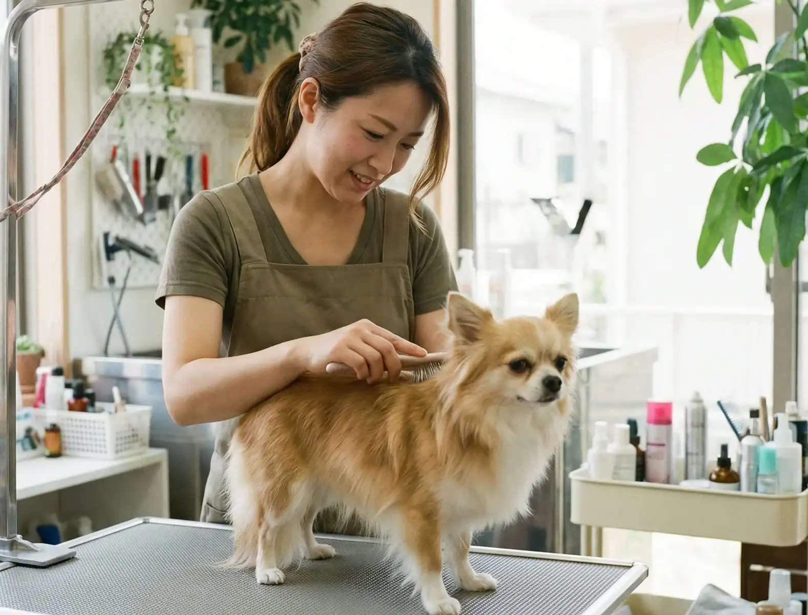Grooming a Chihuahua