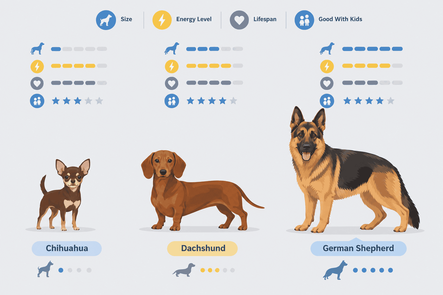Dog breed comparison