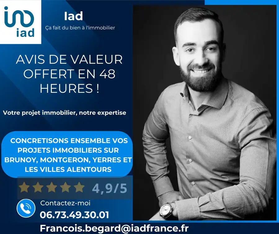 François Bégard – IAD Immobilier Brunoy – Estimation immobilière en 48h