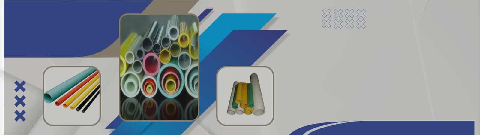 Баннер из круглой трубы из стекловолокна