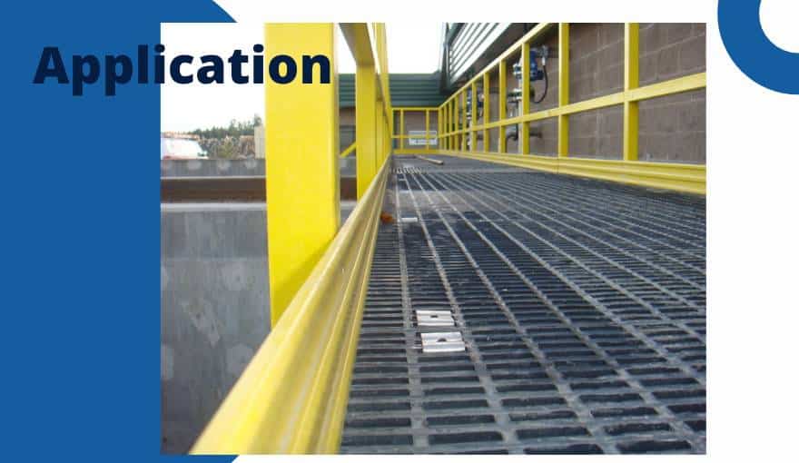 промышленное применение стеклопластиковых настилов