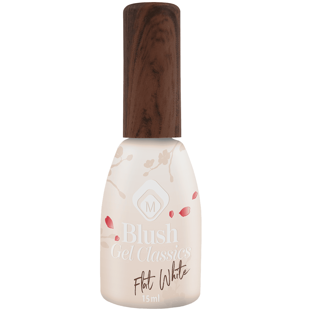 Glanzende witte gelnagellak voor elegante manicure, geschikt voor professionele nagelstudio's.