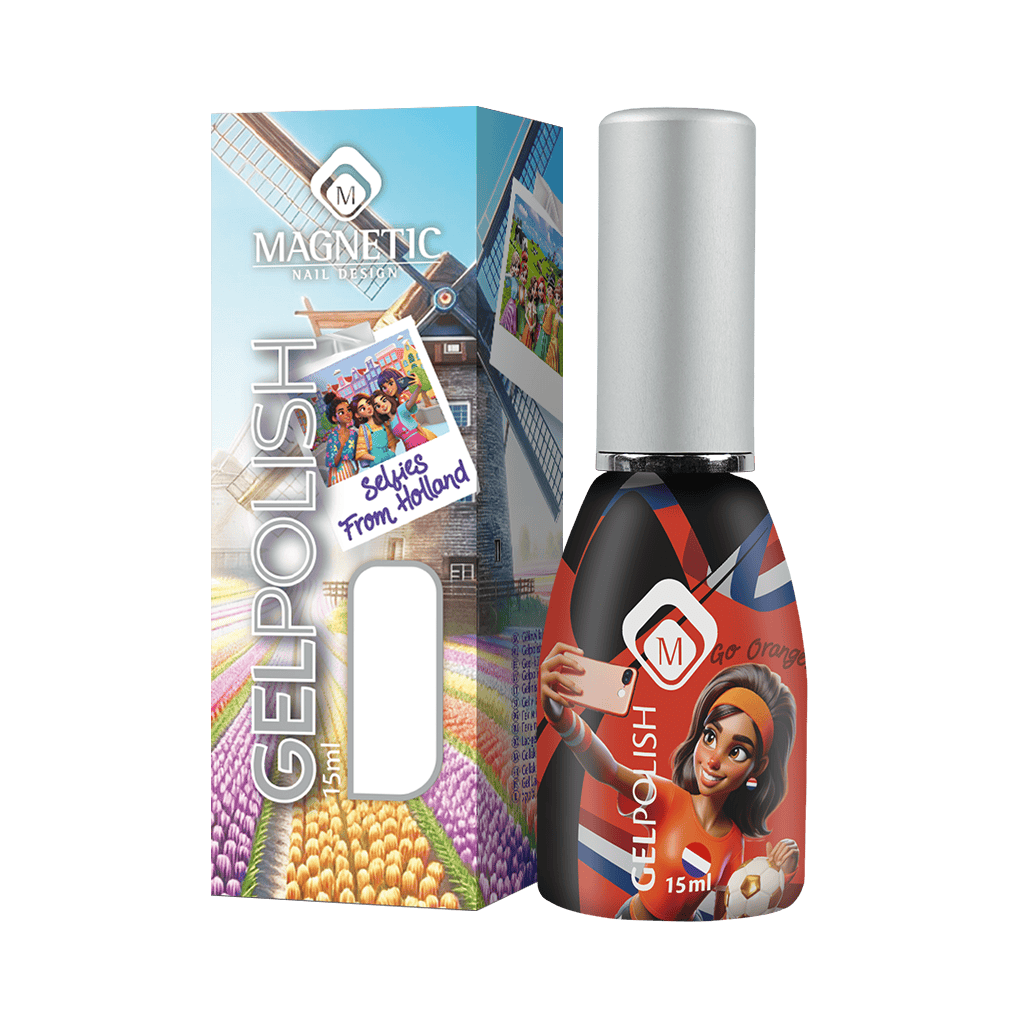 Magnetische gelpolish voor nagelkunst, kleurrijk ontwerp, 15 ml, geschikt voor gel- en nagelkunst.