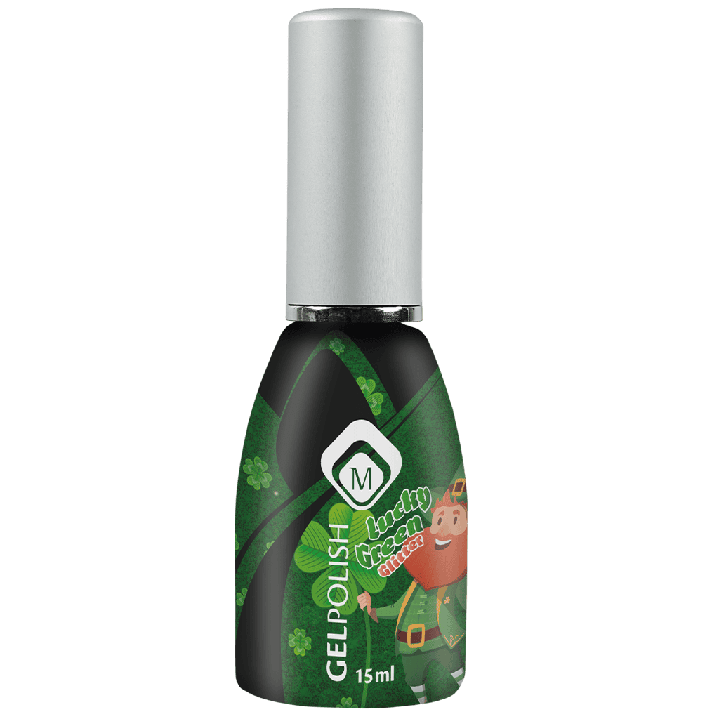Glansgelakkoord met groene en kerstthema, 15 ml, voor nagelverzorging en glans.