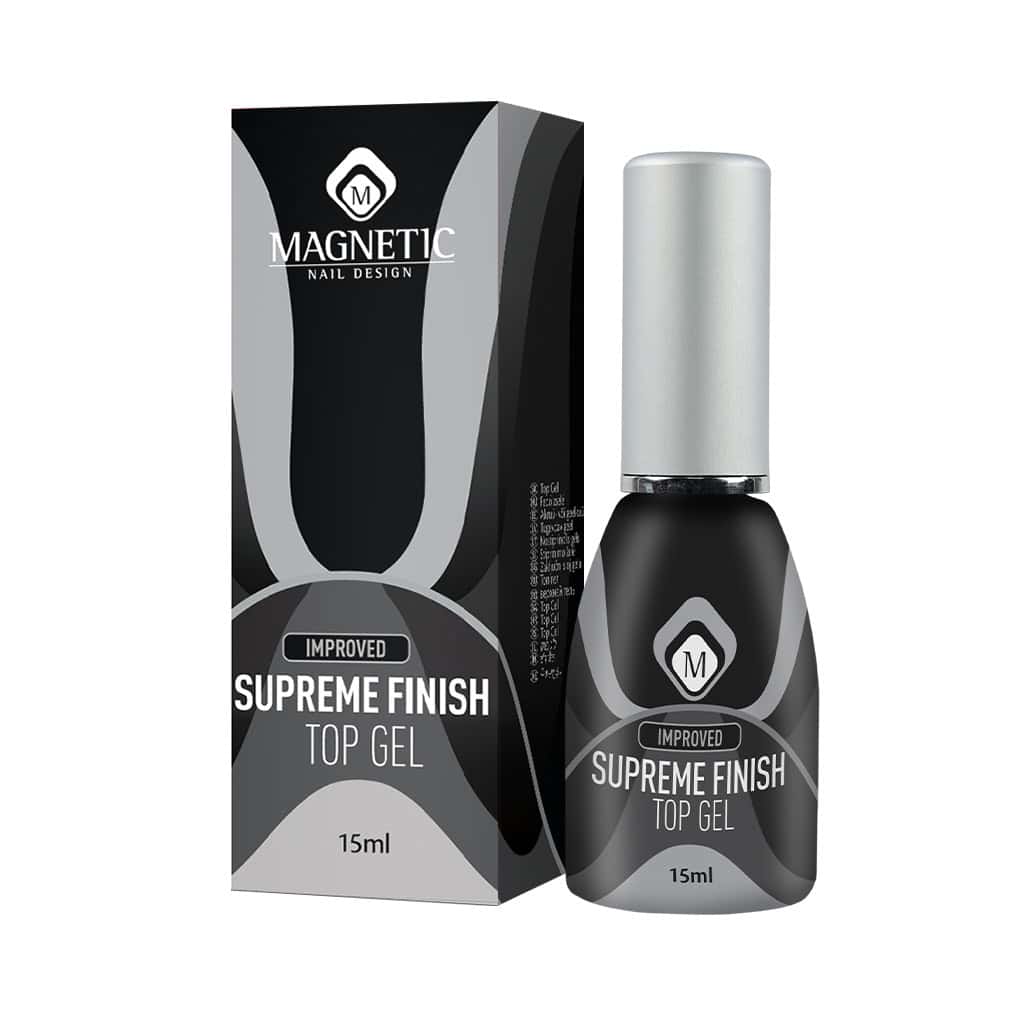 Magnetische nagel top coat voor een duurzame, glanzende afwerking - 15ml.
