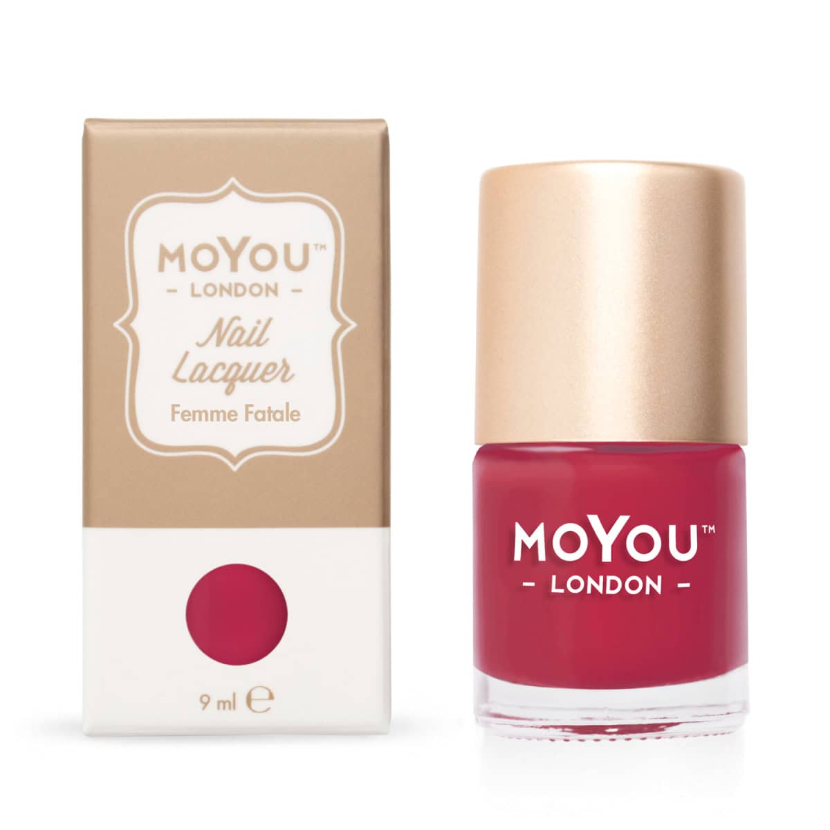 Zeer mooie roze nagellak van MoYou London voor elegante manicure en nail art.