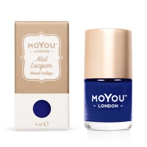 MoYou London nagellak in Mood Indigo - hoogwaardige nagellak voor professionele nagelkunst.