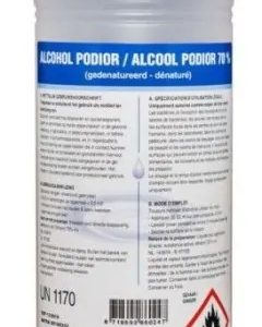 Reinigingsalcohol voor nagelstudio en manicure, 1 liter, hygiënisch en effectief.