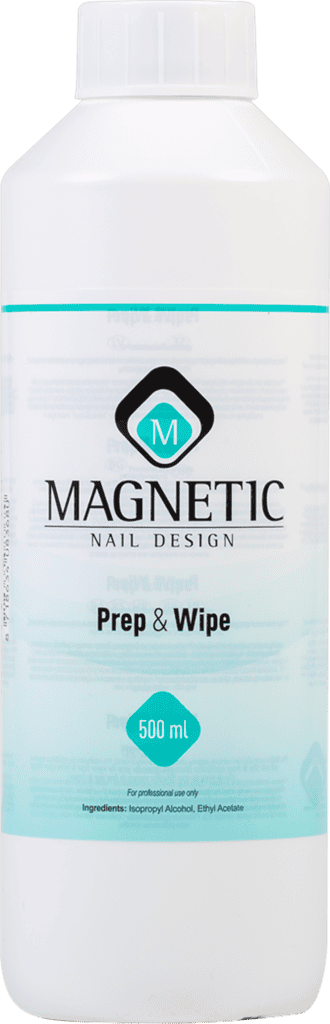 Magnetische nagelverzorging prep & wipe, 500 ml, voor professionele nagelverzorging.