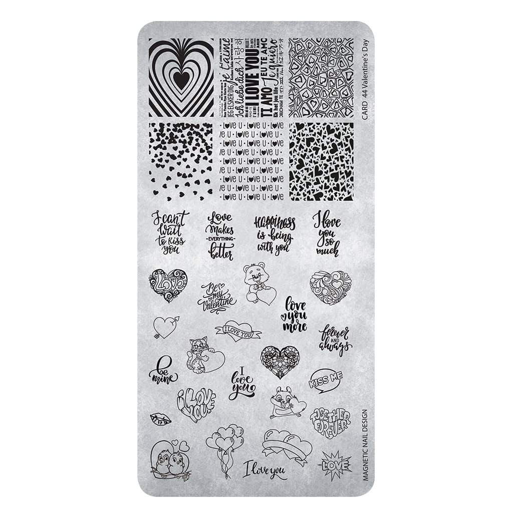 Stamping Plate 44 Valentin's Day