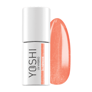 YOSH UV Hybrid gel nagellak in zacht roze kleur, perfect voor manicure en nagelverzorging.