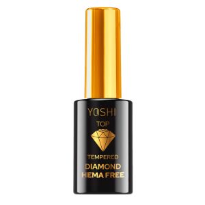 Yoshi top coat met diamantglans, hema vrij, voor langdurige nagelverzorging.