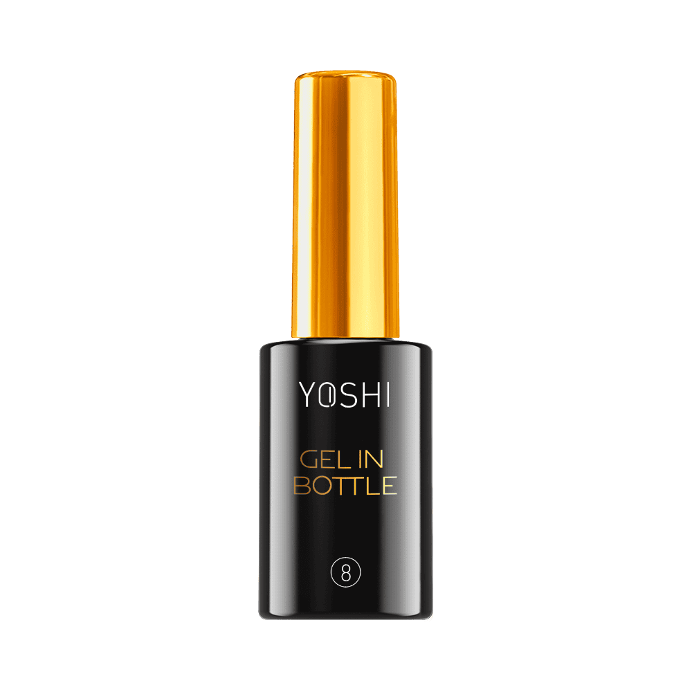 Yoshi gel in flesje voor professionele nagelverzorging en gelnagels.