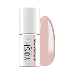 UV hybride nagellak Yoshi in de kleur Oranje Groove Movie.