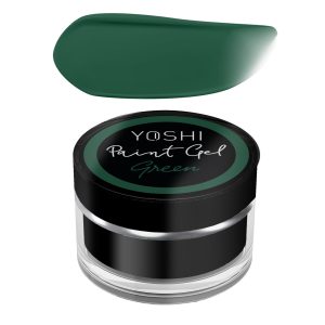Groene nagelverf en gel voor manicure en nail art, professioneel gebruik.