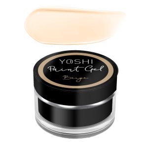 Yoshi Paint Gel Beige, ideaal voor professionele nagelkunst en gelnagels. Perfect voor een natuurlij.