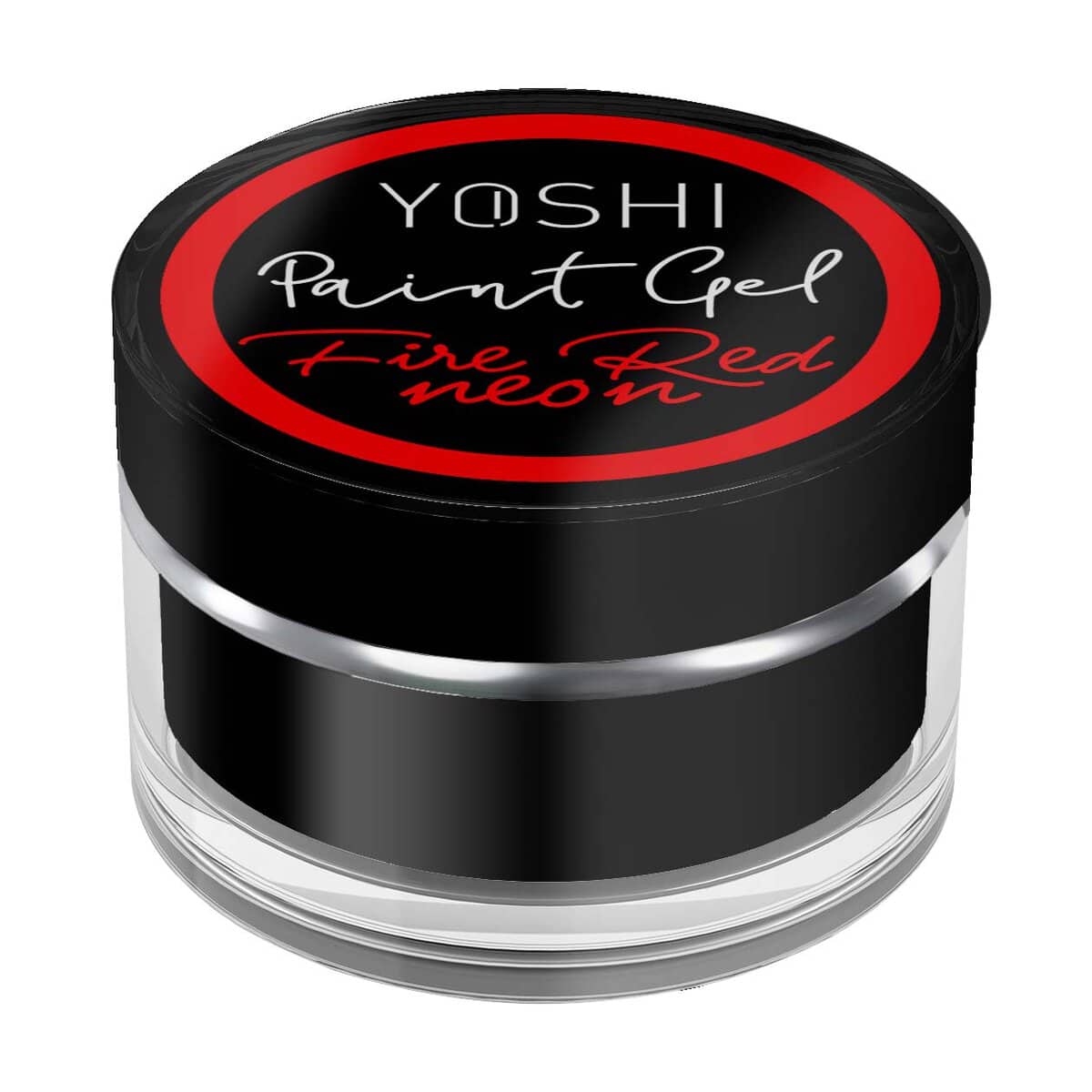 Yoshi Paint Gel Fire Red Neon, professionele nagelkunst en gelnagellak.
