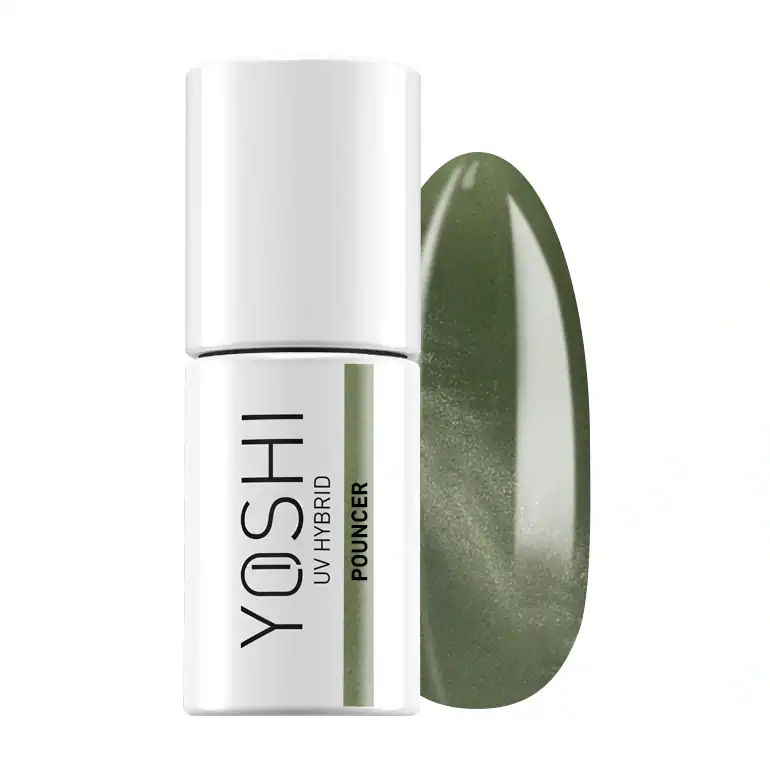 Yoshi UV Hybrid Poeder voor duurzame nagels en gel polish, ideaal voor professionele nagelverzorging.