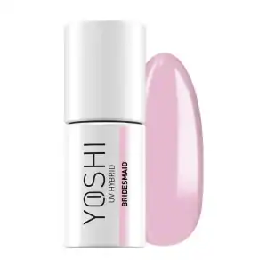 Yoshi UV Hybrid nagellak in zacht roze kleur voor professionele nagelverzorging.