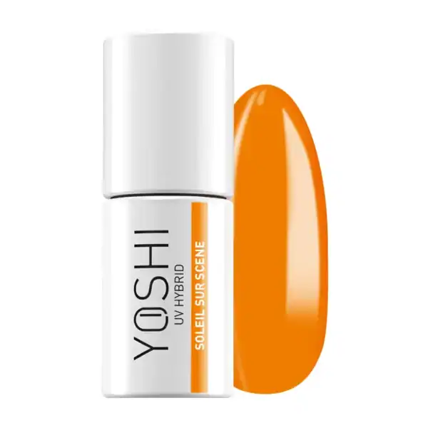 Zonbeschermingslip voor nagels met YOSH UV Hybrid Soleil Sur Scene.