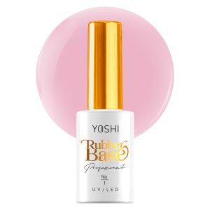 Rubber Base nagellak van Yoshi, ideaal voor professionele nagelverzorging, UV/LED compatibel, zorgt.