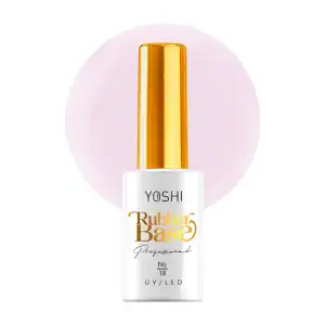 Rubber Base nagellak van Yoshi voor sterke, duurzame nagels, ideaal voor gel en acrylnagels.