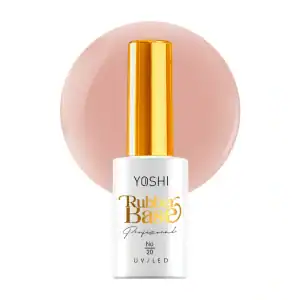 Yoshi Rubber Base gel voor sterke, flexibele nagels, UV/LED geschikt.