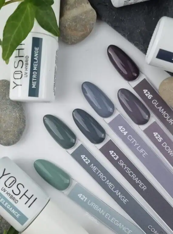 Diverse gel nagellak kleuren voor professionele manicure en pedicure.