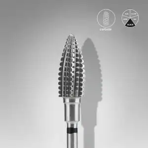 Nagelvijl met carbide structuur voor professionele nagelverzorging.