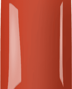 Gelnagel met rood en glanzend afwerking, perfect voor elegante nagelstyling.