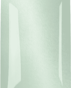 Gelnagel met zachte mintgroene kleur en glanzende afwerking, perfect voor elegante nagelstyling.