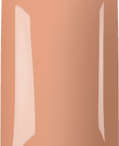 Gelnagel met elegante nude kleur en glanzende afwerking, perfect voor een verzorgde manicure.
