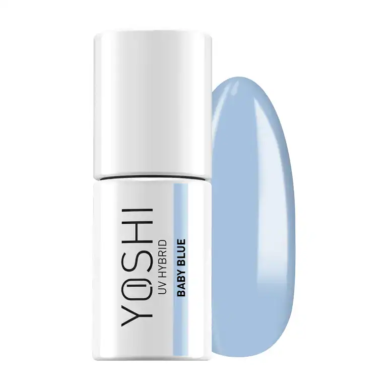 UV gel nagellak in baby blue kleur voor professionele nagelkunst.