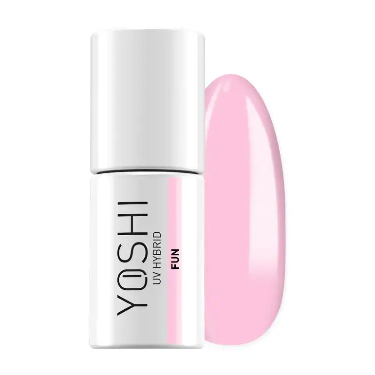Yoshi UV Hybrid nagellak in roze kleur voor langdurige nagellook.